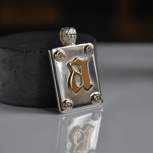 The Baptist - Diamond Letter Pendant