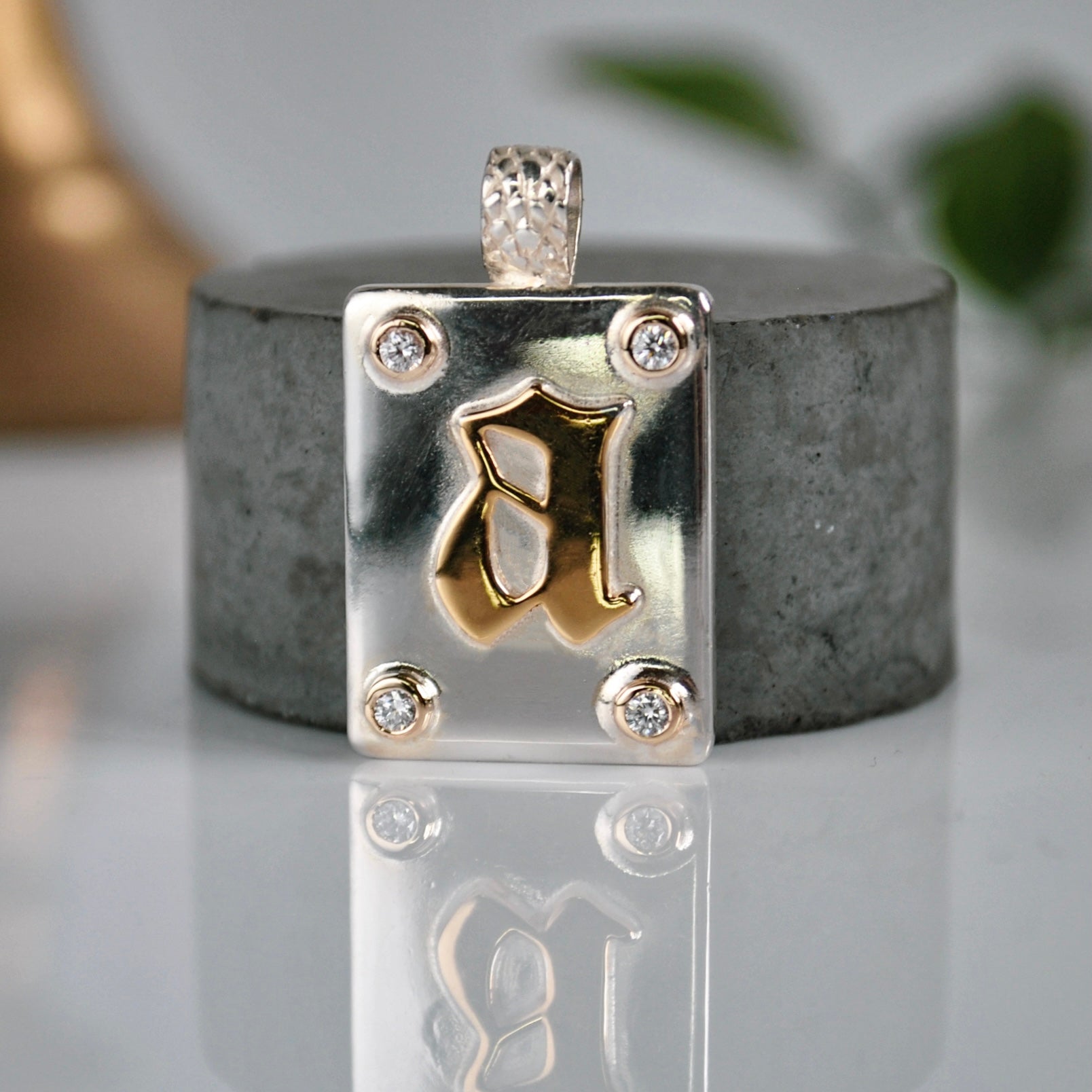 The Baptist - Diamond Letter Pendant