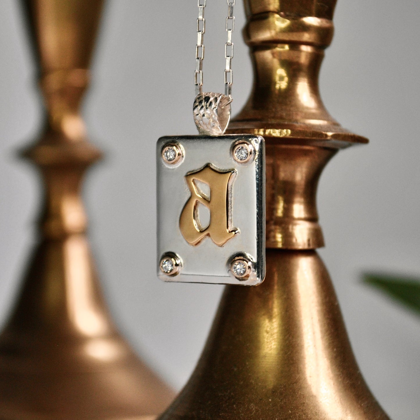 The Baptist - Diamond Letter Pendant