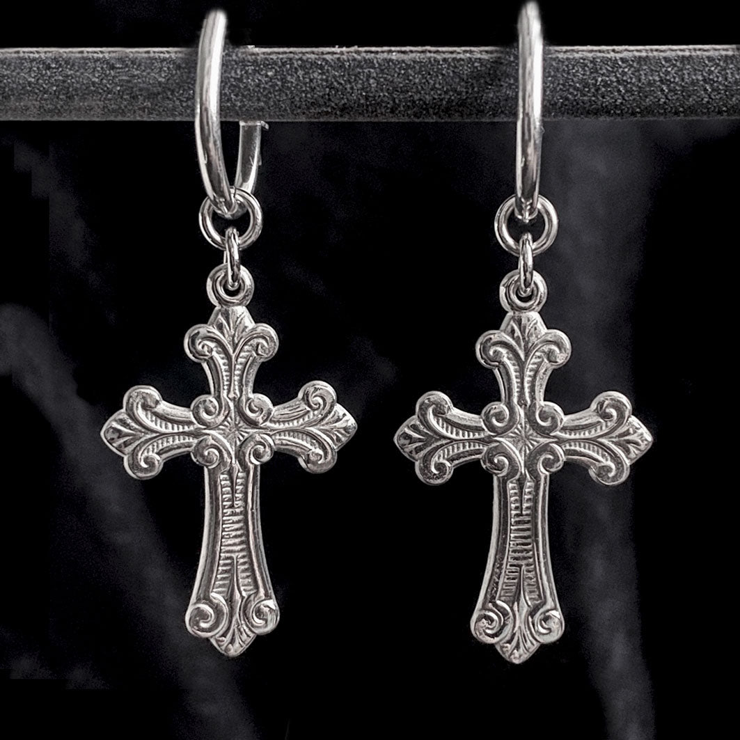 The baptist - Cross De Fleur Hoops