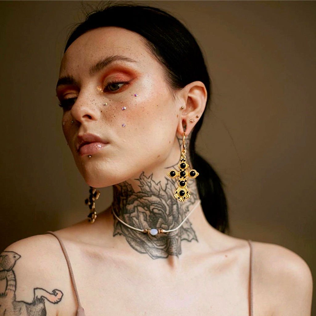 The baptist-Heraldry earrings
