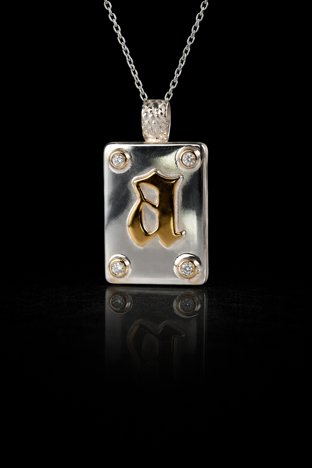 DIAMOND LETTER PENDANT
