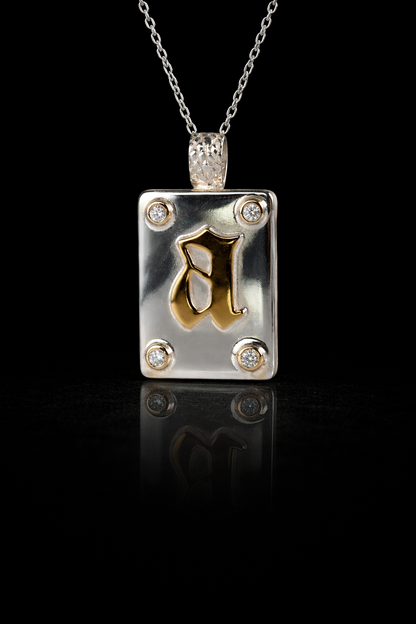 DIAMOND LETTER PENDANT