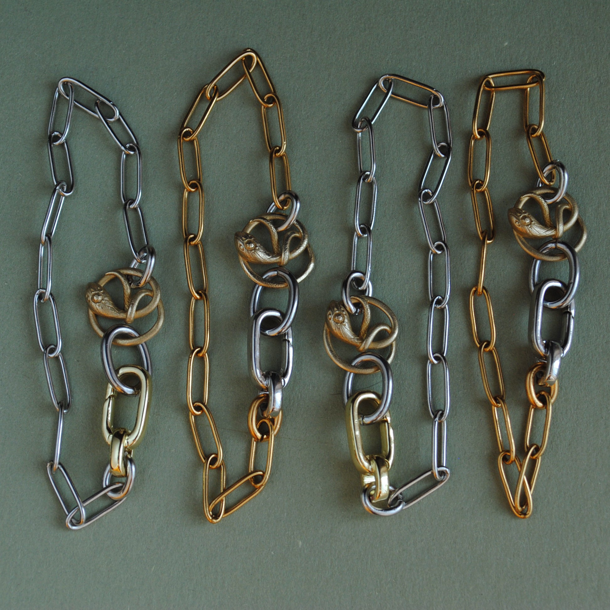DESMOS MIXED METAL BRACELETS