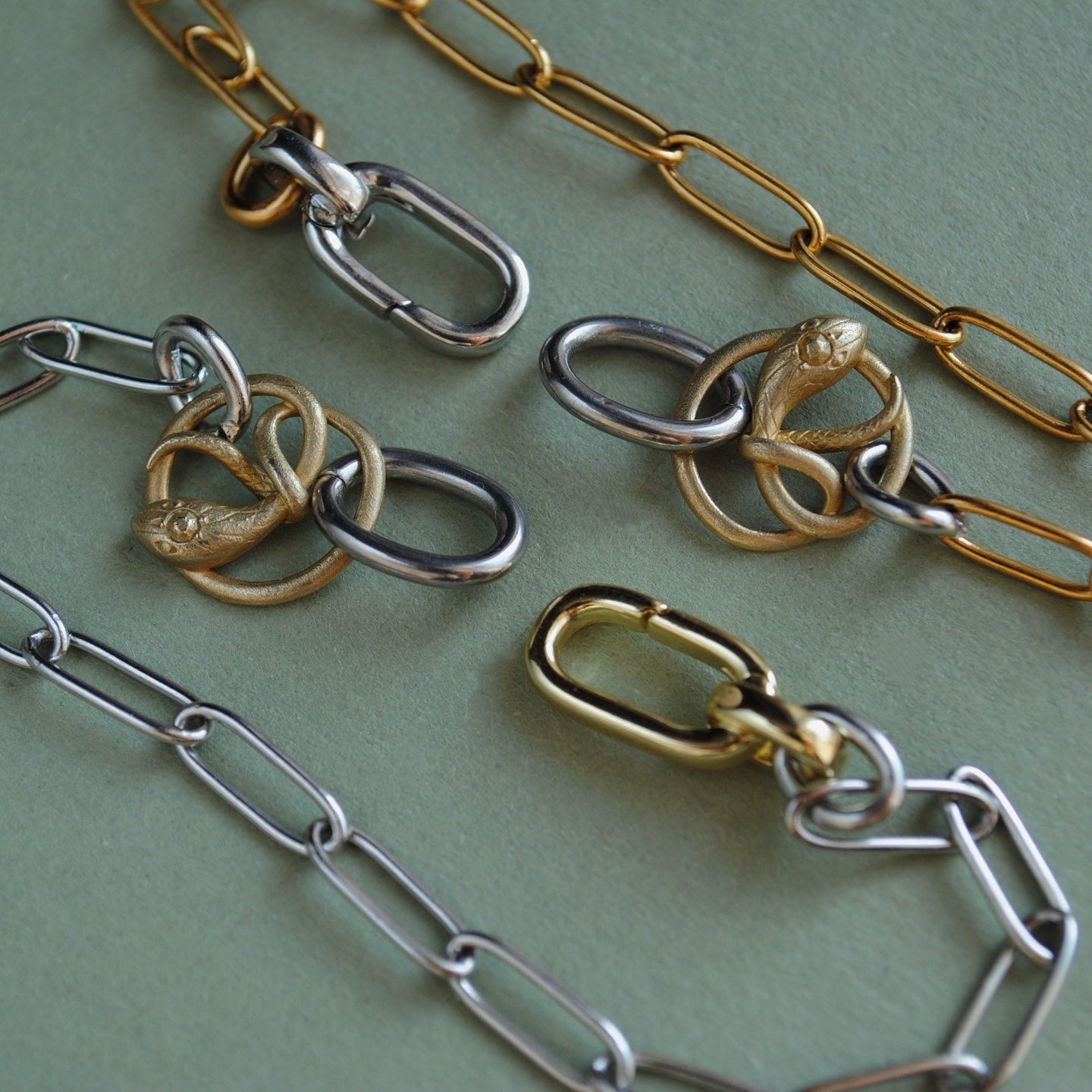 DESMOS MIXED METAL BRACELETS