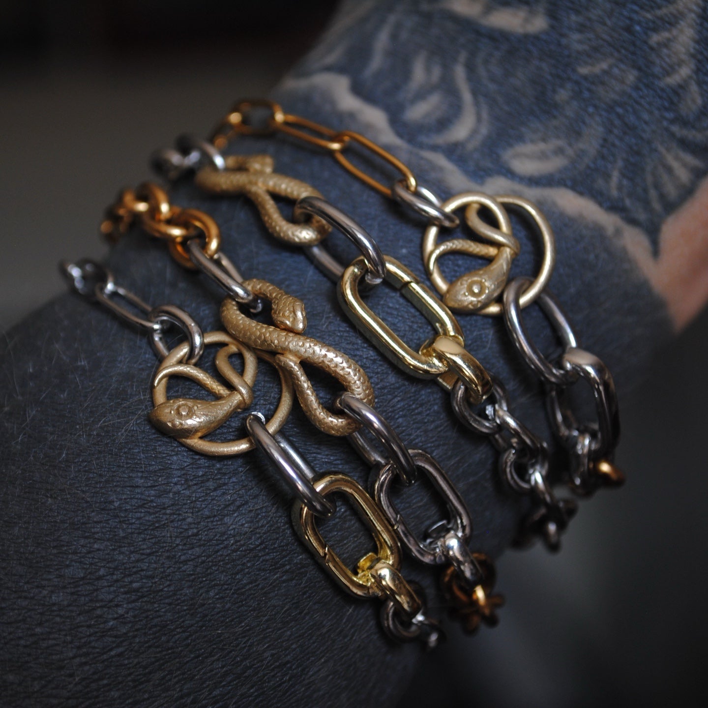 DESMOS MIXED METAL BRACELETS