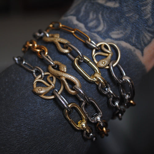 DESMOS MIXED METAL BRACELETS