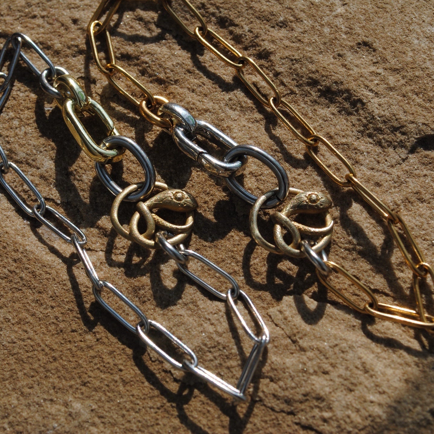 DESMOS MIXED METAL BRACELETS