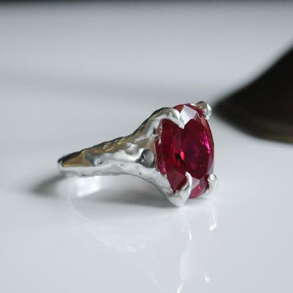The Baptist - Hephaestus Ruby Ring