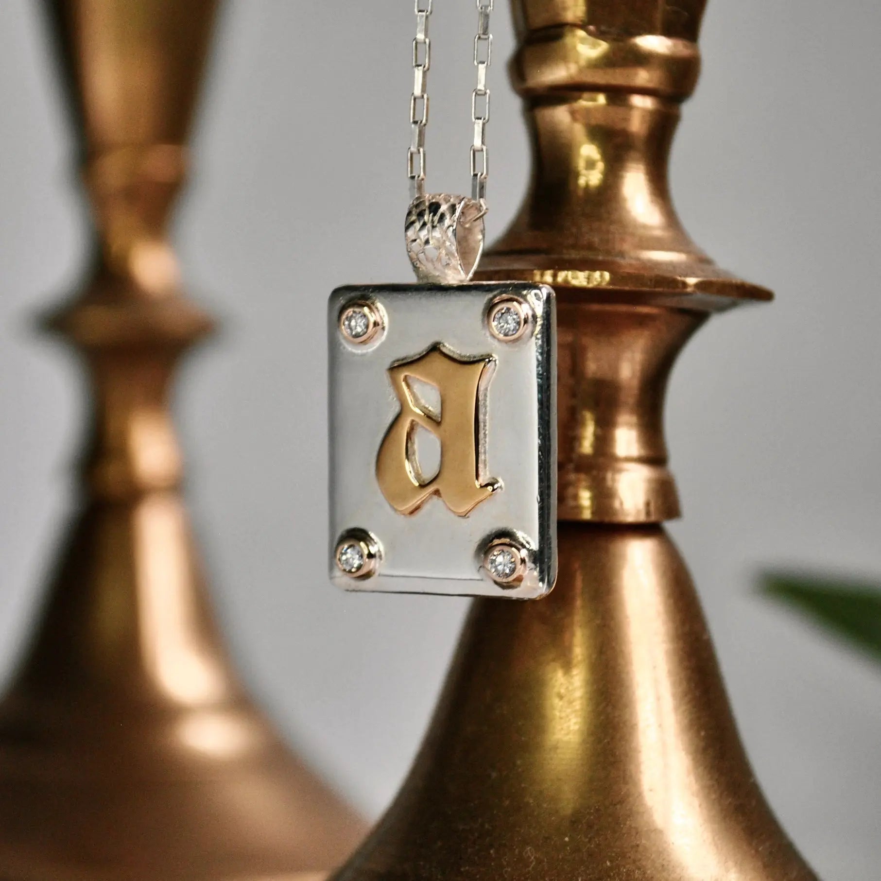 The Baptist - Diamond Letter Pendant