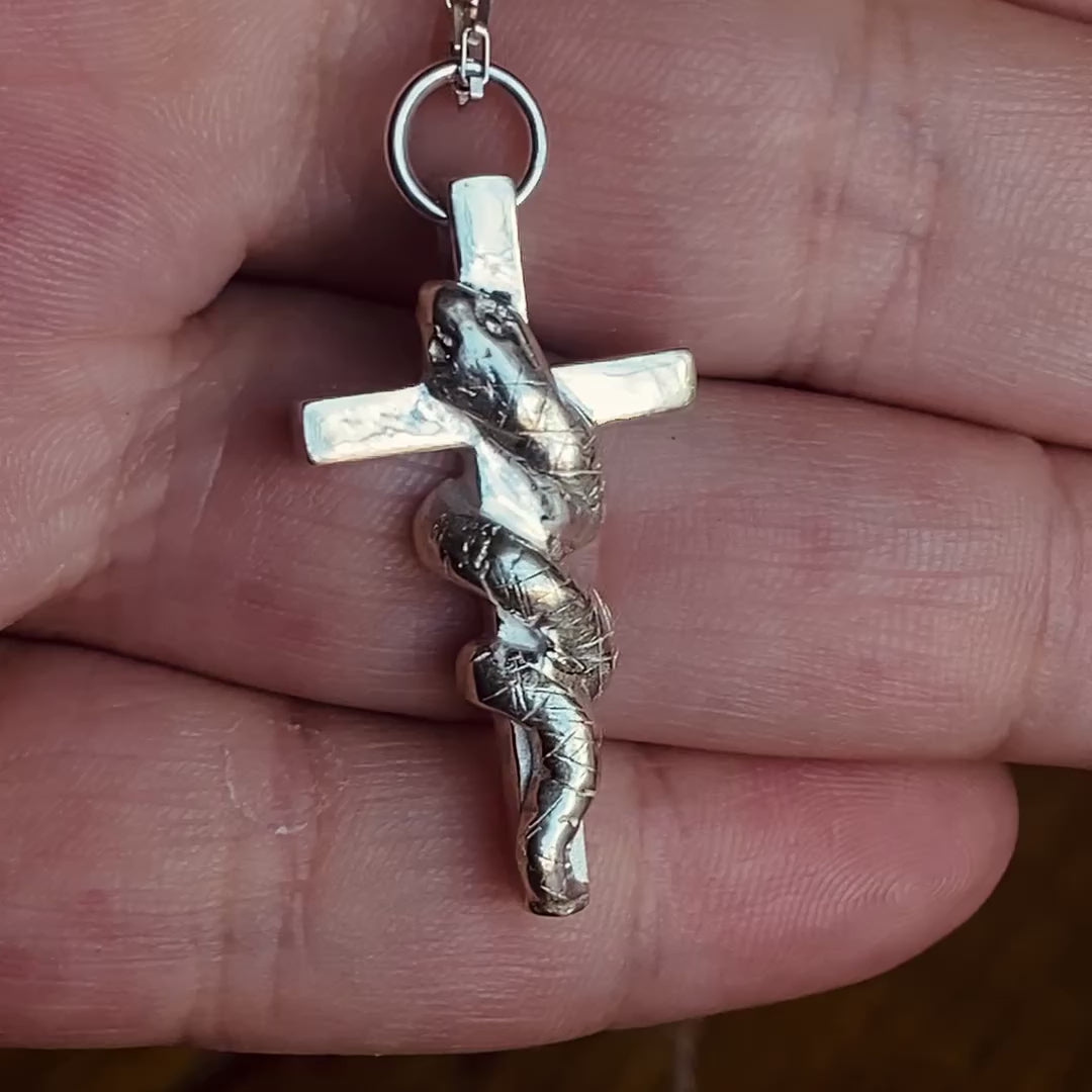 The Baptist - SERPENT CROSS NECKLACE